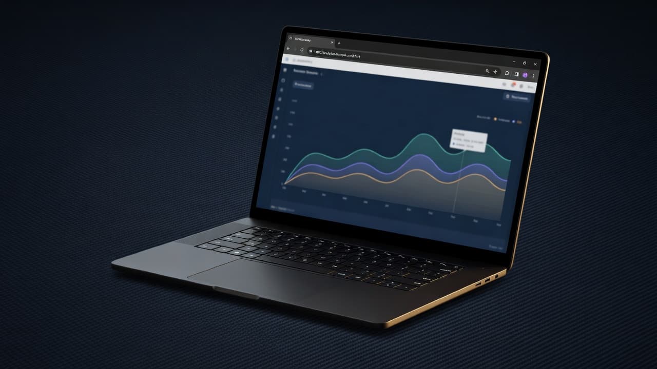 A laptop displaying the Varo WebTrader running in a browser
